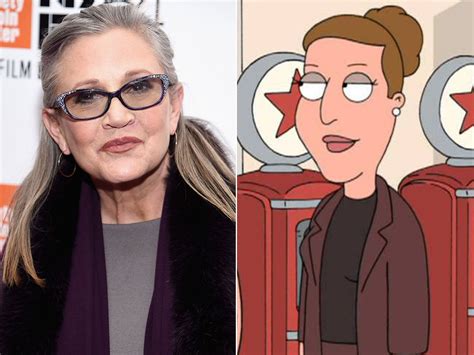 family guy angela voice|carrie fisher family guy.